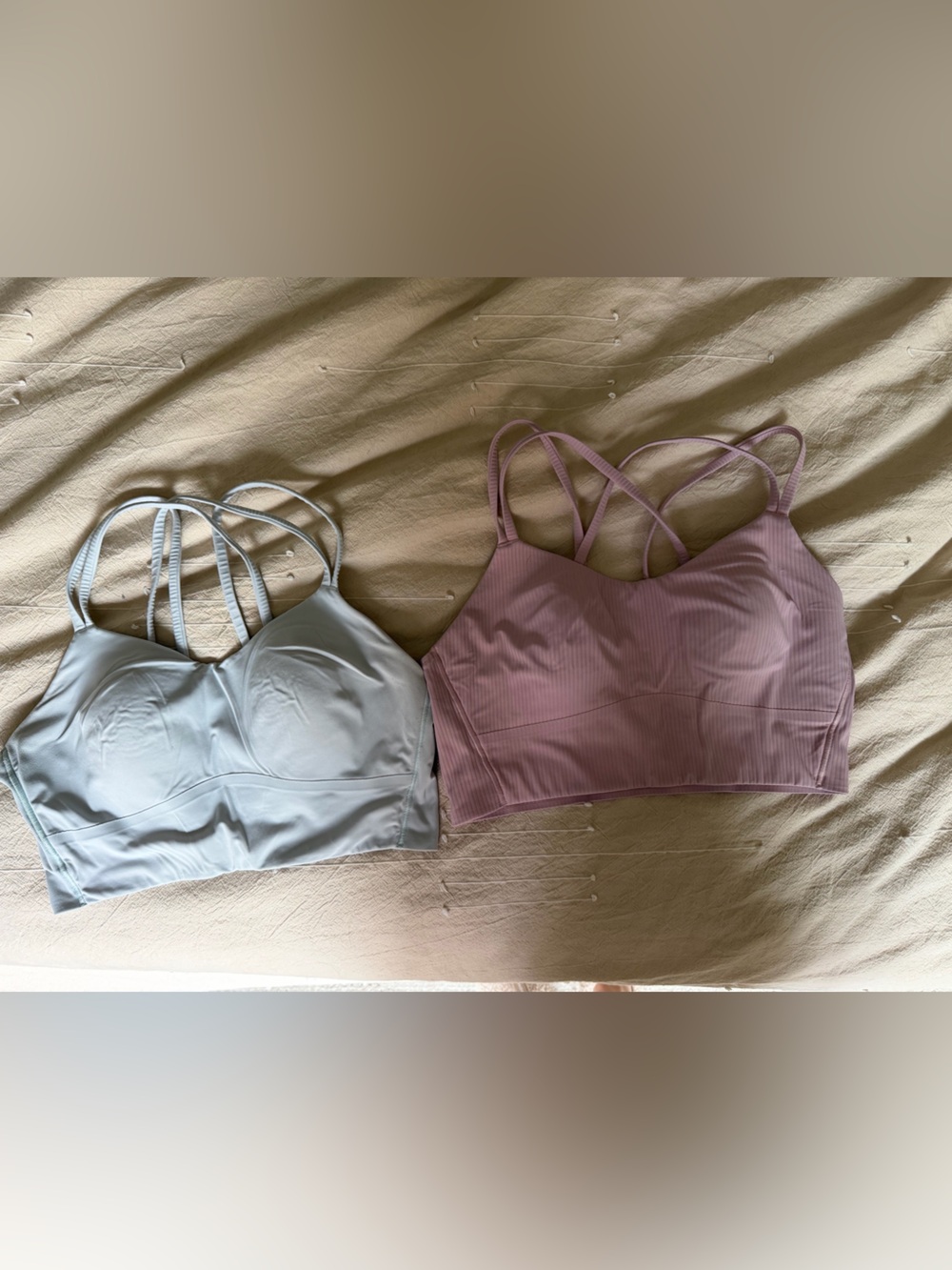 Lululemon Like a Cloud Strappy Longline Sports Bra BUNDLE